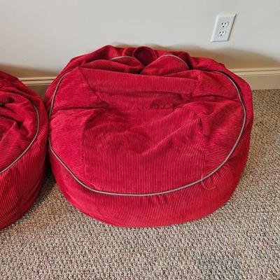 Pair of Matching Bean Bag Chairs (BD-DW)