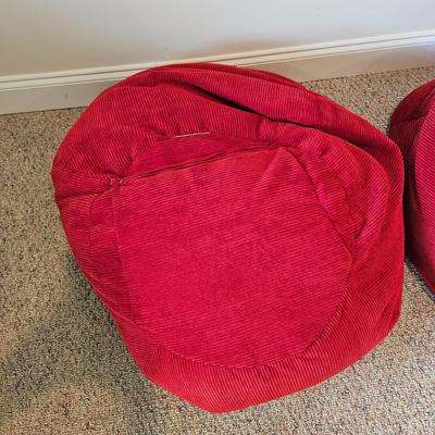 Pair of Matching Bean Bag Chairs (BD-DW)