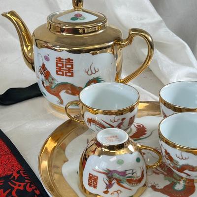 Chinese, Japanese Tea pots, cups