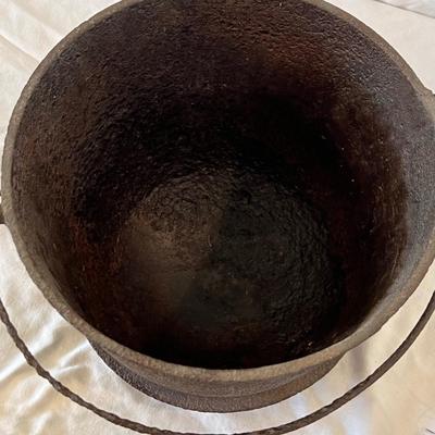 #8 Cast Iron Cowboy Camp Fire Camping Kettle Cauldron (LR-RG)