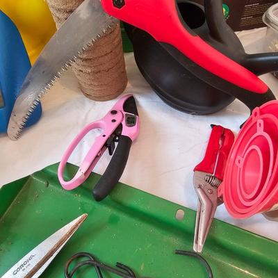 Assorted Garden Hand Tools & Accessories (G-JS)