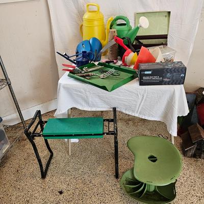 Assorted Garden Hand Tools & Accessories (G-JS)