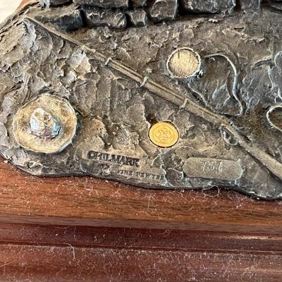 Pair of Chilmark Pewter Sculptures w/ Signature: 'Spirit of Giving' & 'Angel of Fredericksburg' (LR-RG)