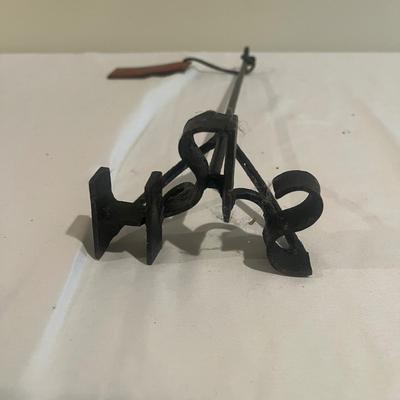 Cast Iron F.I. Co. Wall Hanging, Wood Holder & Branding Iron (BD-MG)