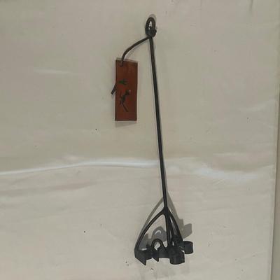 Cast Iron F.I. Co. Wall Hanging, Wood Holder & Branding Iron (BD-MG)