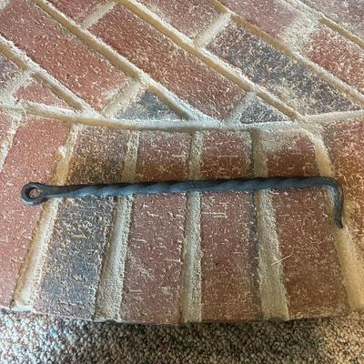 Cast Iron F.I. Co. Wall Hanging, Wood Holder & Branding Iron (BD-MG)
