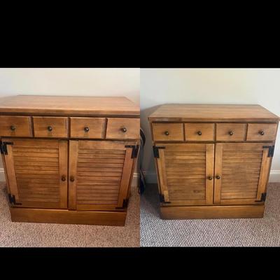 Pair of Shutter Door Cabinets (BD-MG)