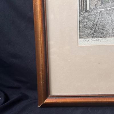 L. Mariae Signed German Etching (UB3-DZ)