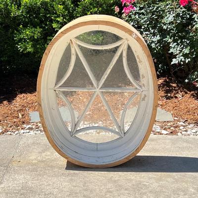 Old Metairie Reclaimed Architectural Oval Window