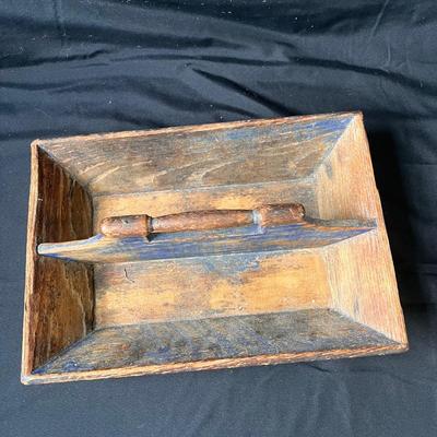 Vintage Wooden Box and Basket w/ Fruit Replicas (UB3-DZ)