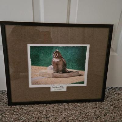 Pair of Framed and Signed Sports Lithographs by Will Bullas (BD-DW)