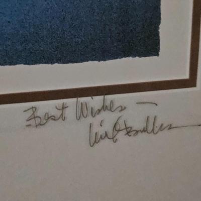 Pair of Framed and Signed Sports Lithographs by Will Bullas (BD-DW)