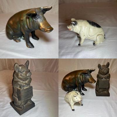 Chicago Stockyards Cast Iron Pig & More (LR-RG)