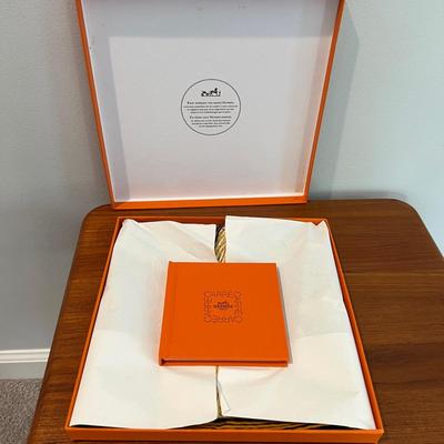 Hermes Silk Lg. Square Sarf w. Box, Book