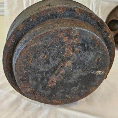 Griswold Aebleskiver Pan & Cornbread Stick Pan with #8 Steam Kettle Cast Iron (K-DW)