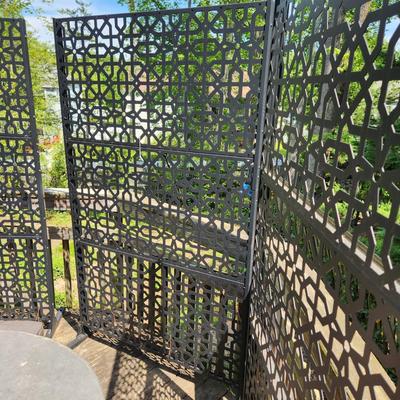 5 Sections Metal Privacy Garden patio Screens 45