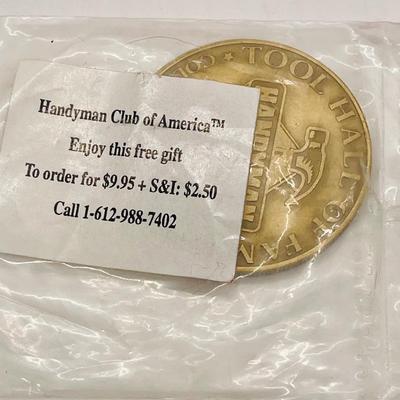 Handyman Club of America Brass Collector Coin