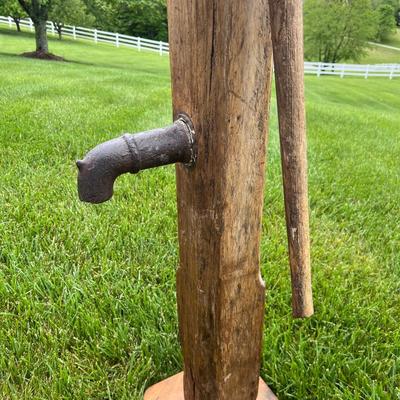 Antique Farm Well/Wooden Pump (LR-RG)