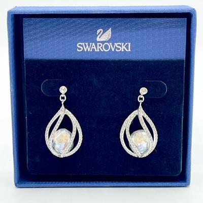SWAROVSKI ~ Crystal Pendant With Necklace & Earrings