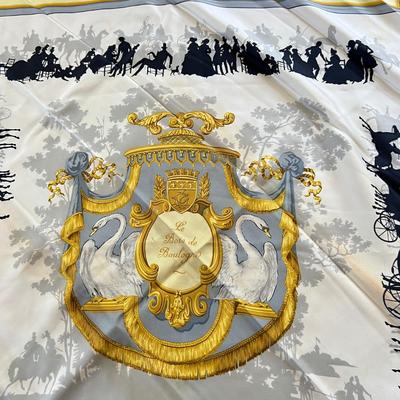 Hermes 34" Square Silk Scarf