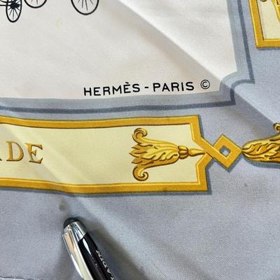Hermes 34" Square Silk Scarf