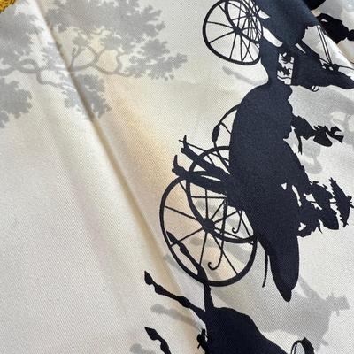 Hermes 34" Square Silk Scarf