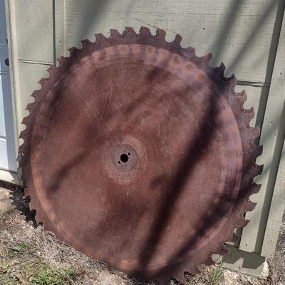 Large Vintage Sawmill Blade 56" (MB)