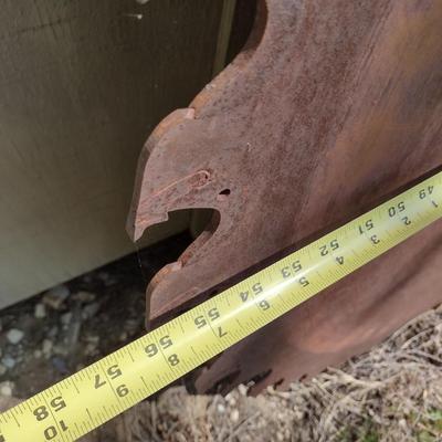 Large Vintage Sawmill Blade 56" (MB)