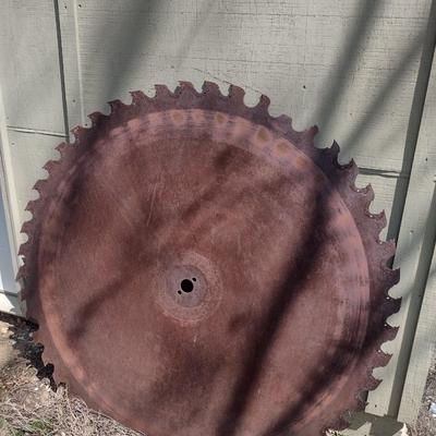 Large Vintage Sawmill Blade 56" (MB)
