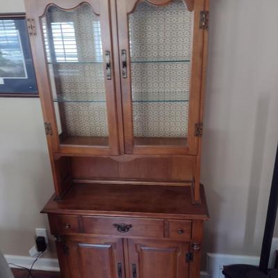 Solid Wood 2-Piece Buffet Hutch by Tell City Chair Co.