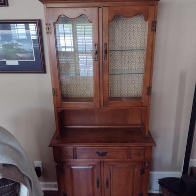 Solid Wood 2-Piece Buffet Hutch by Tell City Chair Co.