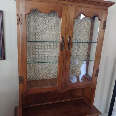 Solid Wood 2-Piece Buffet Hutch by Tell City Chair Co.