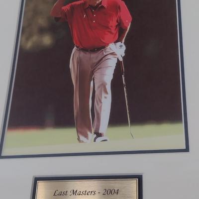 Framed Art Arnold Palmer's Final Championship Tour Golf Rounds