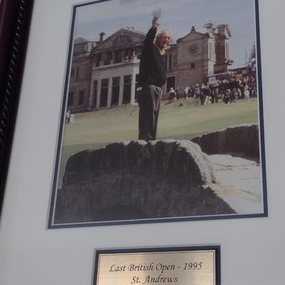 Framed Art Arnold Palmer's Final Championship Tour Golf Rounds (T)