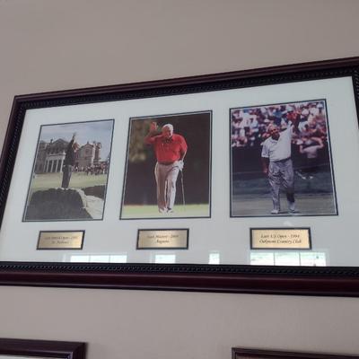 Framed Art Arnold Palmer's Final Championship Tour Golf Rounds (T)