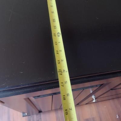 Contemporary Sideboard with Three Drawers and Double Doors (T)