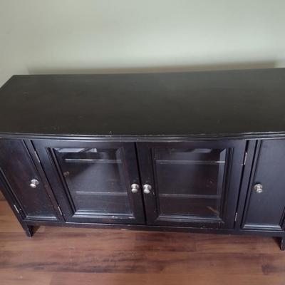 Contemporary Media Console with Storage (T)