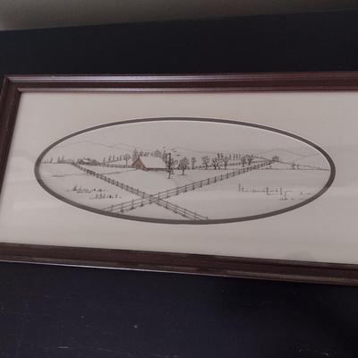 Framed Art Print by Harold Simons (T)