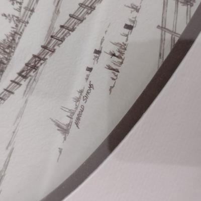 Framed Art Print by Harold Simons (T)