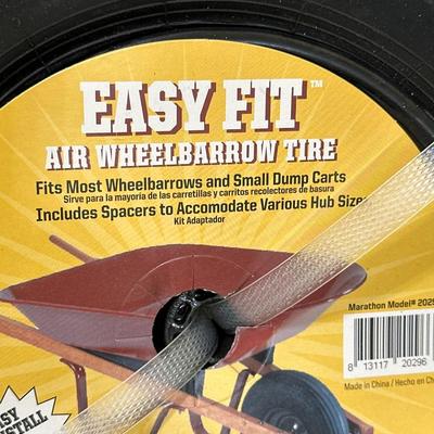 EASY FIT ~ Three (3) ~ Wheelbarrow Tires ~ NWT