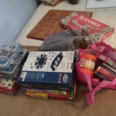 Assortment of Board Games and Playing Cards (T)