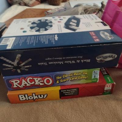 Assortment of Board Games and Playing Cards