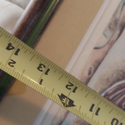 Framed Art Print 'Brook Trout' by E. Avergon 3/12 (T)