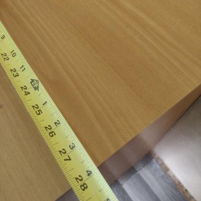 Wood Grain Finish Pressed Wood Four-Drawer Dresser (T)