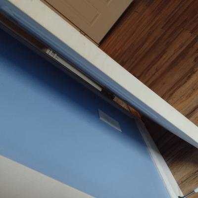 Wood Grain Finish Pressed Wood Four-Drawer Dresser (T)