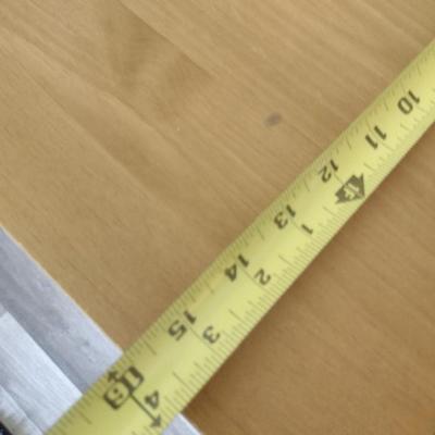 Wood Grain Finish Pressed Wood Four-Drawer Dresser (T)