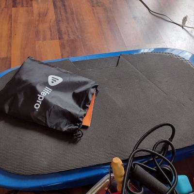 Collection of Exercise Equipment Lightweight Barbells, Life Pro Machine and Resistance Bands (Read Notes) [T]