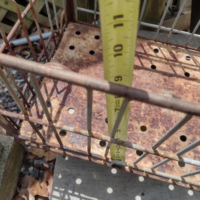 Pair of Vintage Milk Bottle Crates includes Biltmore Dairy Brand (T)