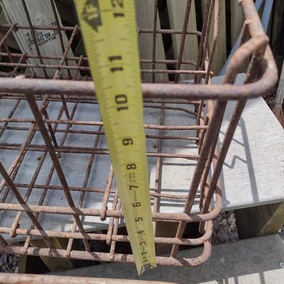 Pair of Vintage Milk Bottle Crates includes Biltmore Dairy Brand (T)