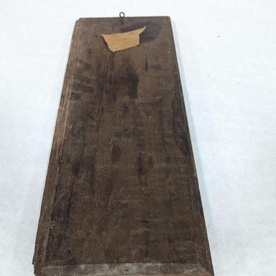 Antique Hand Carved Wood Panel